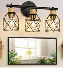🚨 LAST ONE! Farmhouse 3-Light Bathroom Vanity Light - ONLY $49.99! Act Fast!