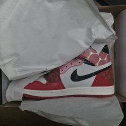 Jordan 1 Retro High Spider-Man 11.5 Men 