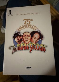 Three Stooges 75th anniversary three disc DVD