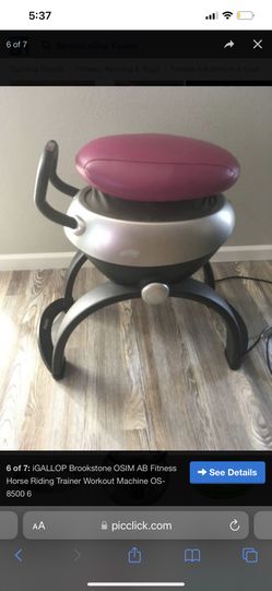 iGALLOP Brookstone OSIM AB fitness Horse Riding Trainer Workout Machine