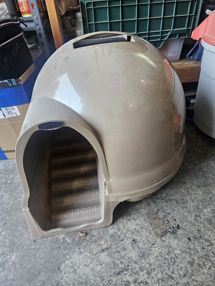 Cat Litter Box Dome With Pad