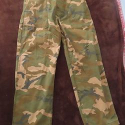 Imogene + Willie Blake Military Trouser sunbleached camo sz M  NWT (33x29)