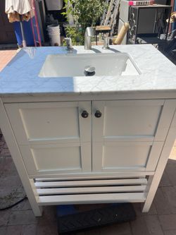 White Vanity Marble Top