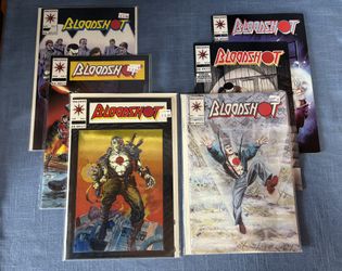 Lot of Valiant “Bloodshot” Comic Books (x6) - Great Condition! 