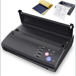 TATELF Tattoo Stencil Machine Thermal Copier Tattoo Stencil Printer with 20pcs Transfer Paper for tattooing Artists (Black)