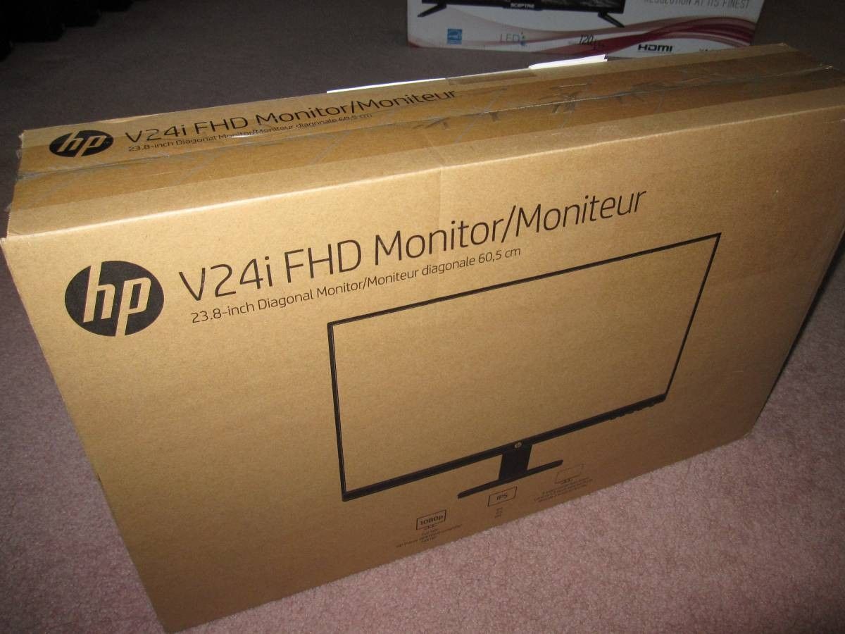 New HP V24i Monitor 24" IPS HDMI VGA LED Monitor - $149 (Schererville)
