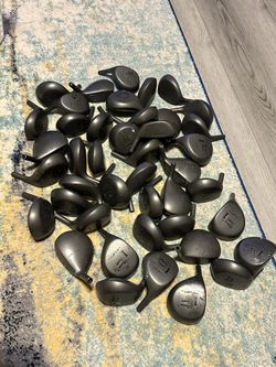 Huge Lot Of 43 Dura Tour Golf Club Woods Heads Bundle