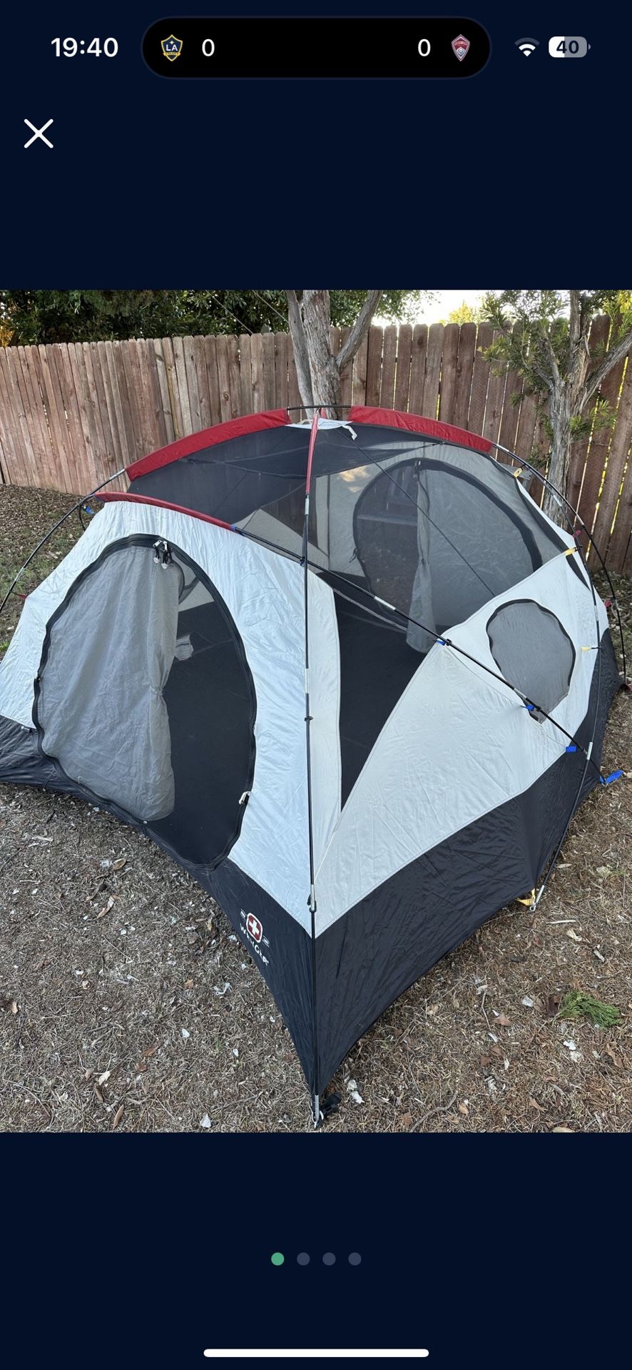 Camping Tents Wenger Swiss Army Tent Wenger 4P 7'x9' Tent Great Find!!