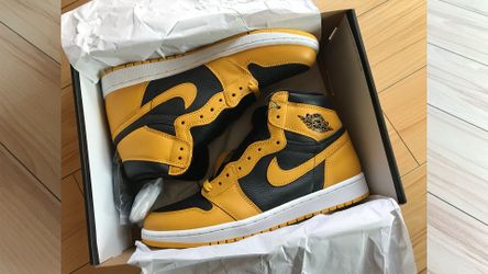 Nike Air Jordan AJ1 Pollen Sz 10 Yellow Black Wu Tang