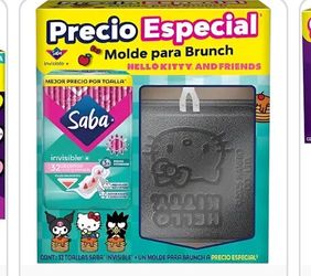 Saba Pads With Hello Kitty Pancake Pan
