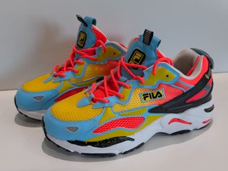 FILA Ray Tracer 5RM01976-693 Neon Colorway Mens Size 10 Sneakers