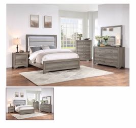 LED Bed Frame With BAMBOO Mattress