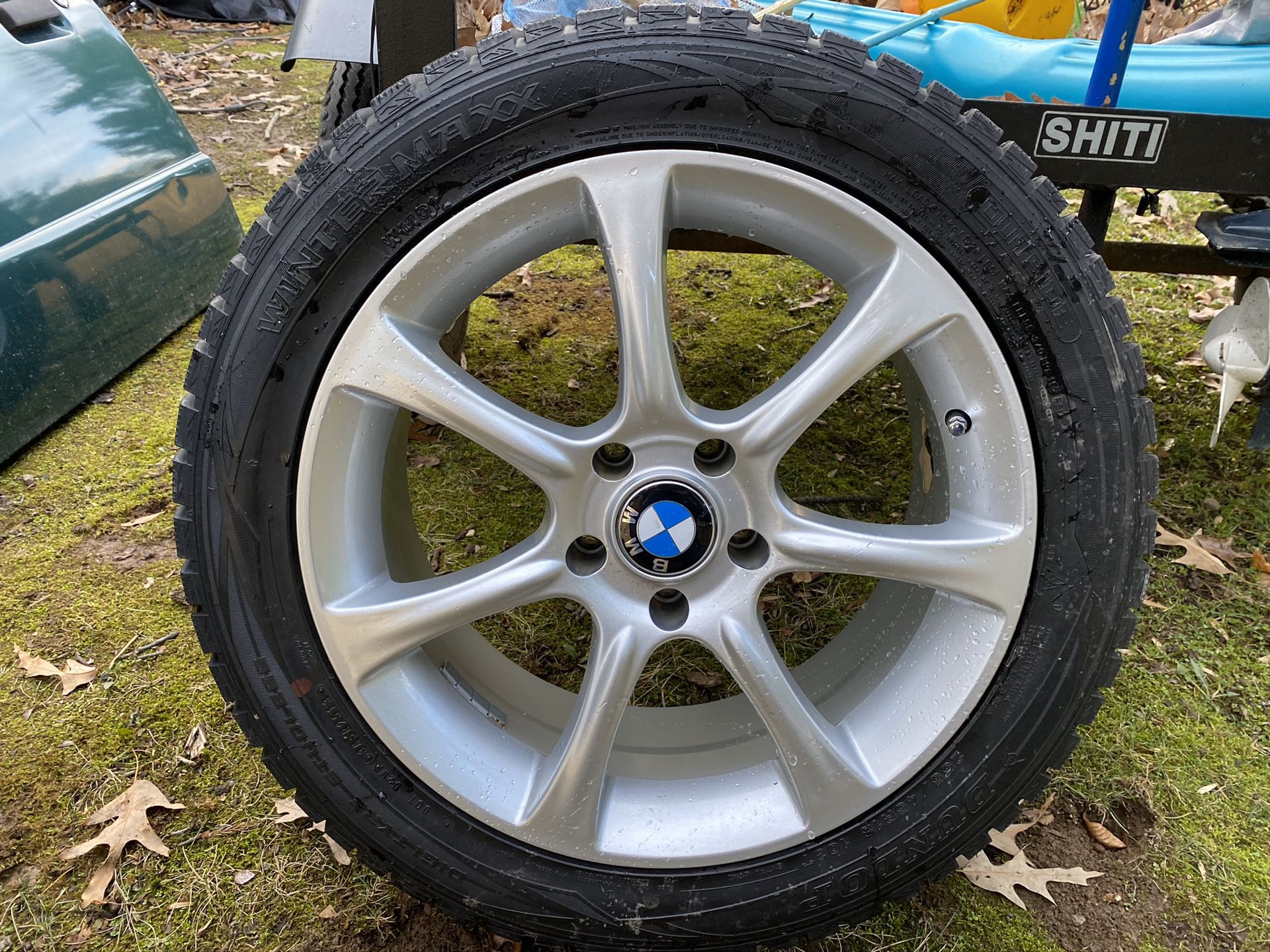 5x120 BMW wheels. New tires. New wheels.
