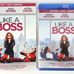 Like a Boss Blu-ray +DVD w/Slipcover NEW SEALED