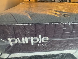 King size purple mattress
