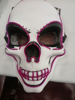 Light Up Skull Mask