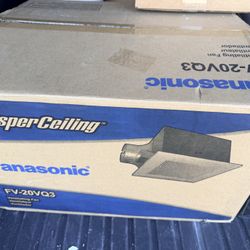 Panasonic WhisperCeiling Bathroom Exhaust Fan, 190 CFM, FV-20VQ3