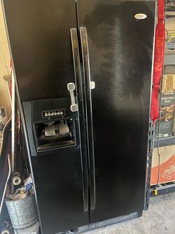 Whirlpool Black Side-by-Side Refrigerator