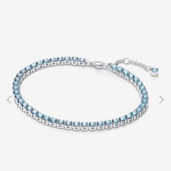 Light Blue Tennis Bracelet 