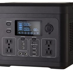 Green Power Portable Power Station 700W with 716Wh LiFePO4 Backup Battery/ 4 AC Outlet/ 2 Wireless Charging Outdoor Solar Generator Power Station For 