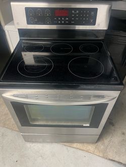LG Glass Top Stainless Steel Stove