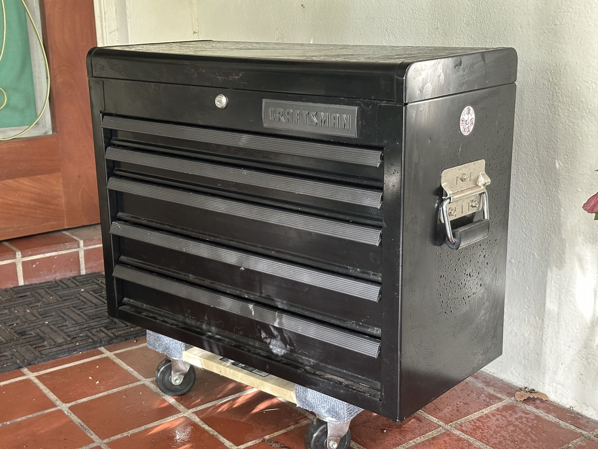 Craftsman 26” Toolbox Top Chest - Black - 5 Drawer