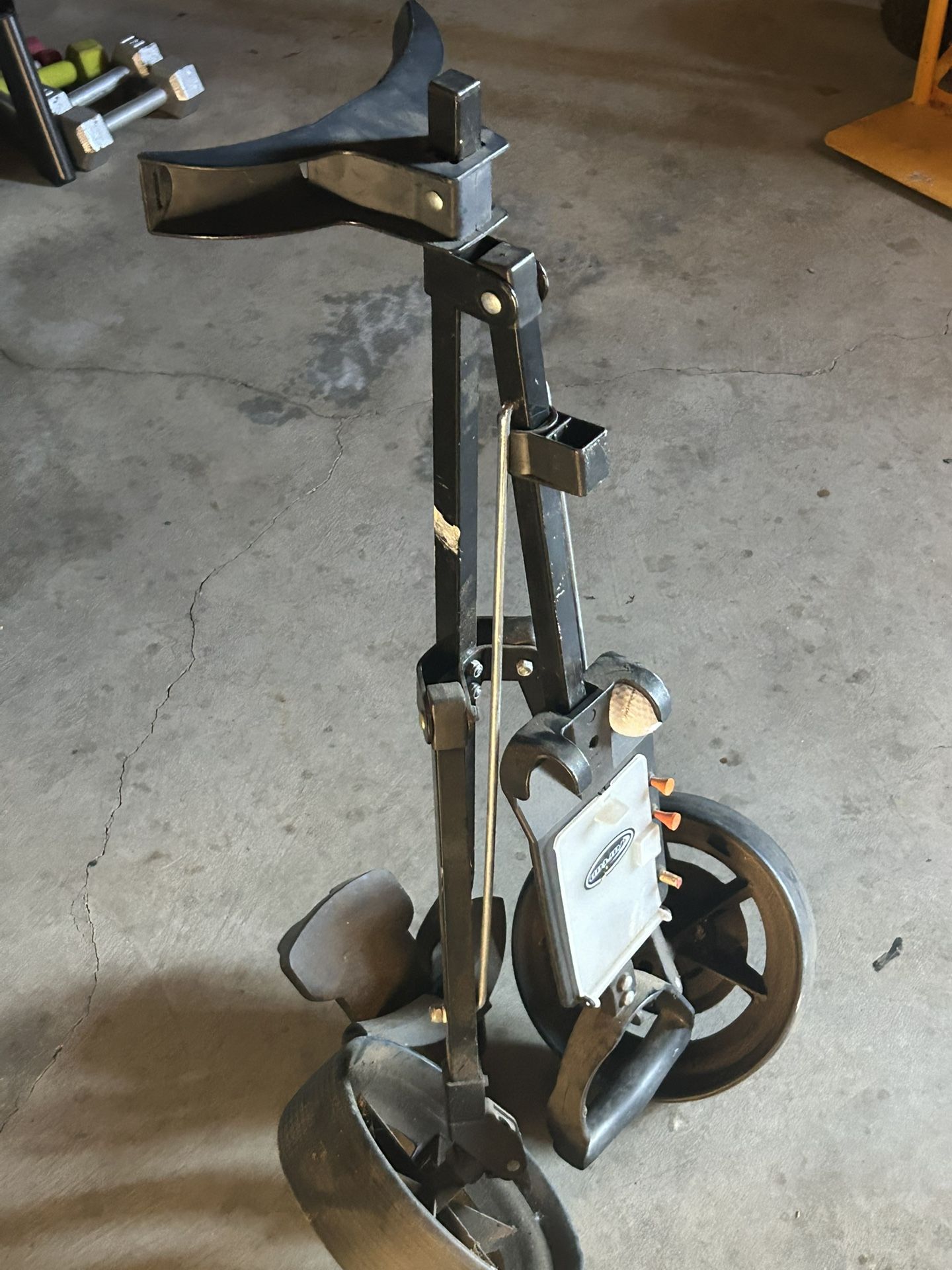 Tartan Golf Push Cart