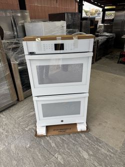 GE double oven electric 30 inches brand new one receipt for 6 months warranty
