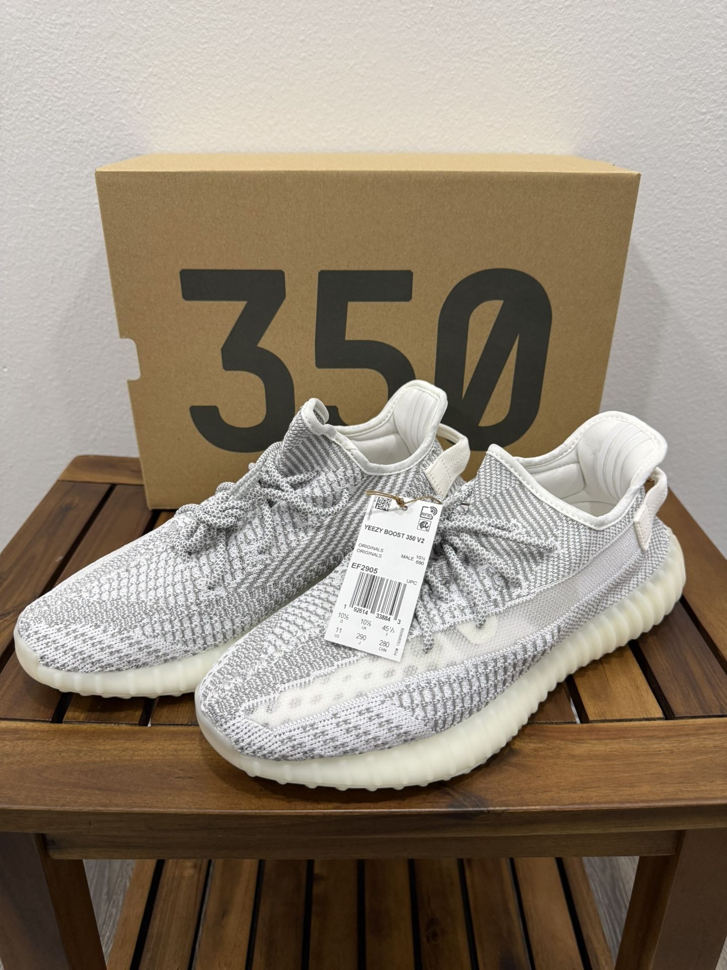 Yeezy Boost 350 V2 Static Men’s Size 11 Non-Reflective