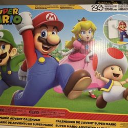 Super Mario Advent Calendar Toy Figures