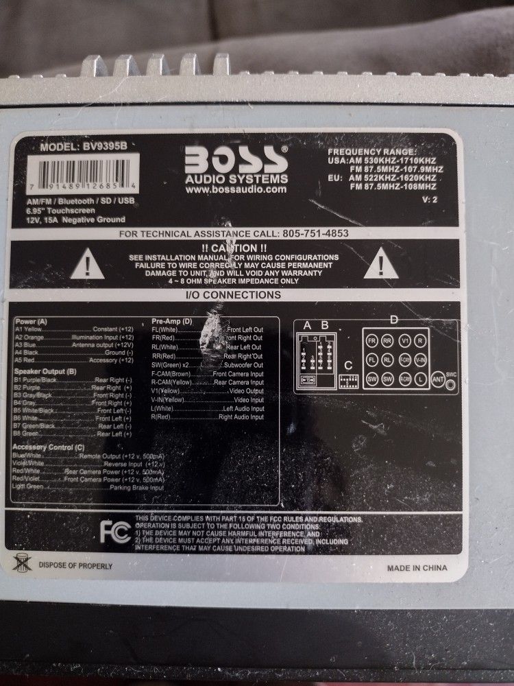 Boss Audio Systems Full Screen Radio 