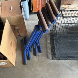 Construction support rollers