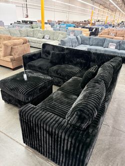New black sectional