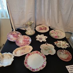 Vintage and Painted Plates