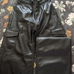 Black leather Pants 