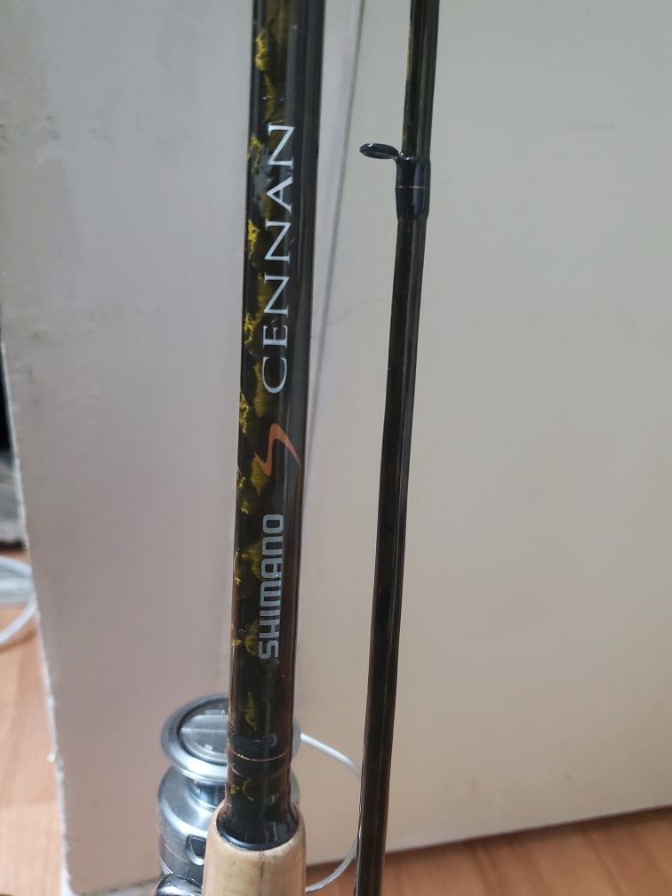 shimano cennan 2 peice rod
