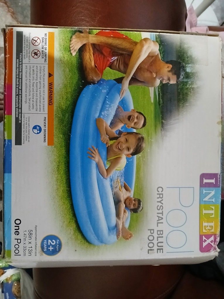 Intex Pool Crystal Blue Pool Ages 2 Plus Years