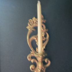 Wall Candle Holder With Candle
