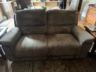 Fabric Reclining Loveseat
