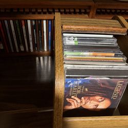 Wooden CD storage