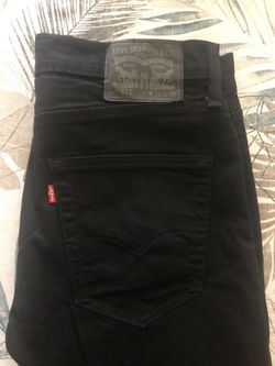Levi’s 512 slim 32x30 black jeans