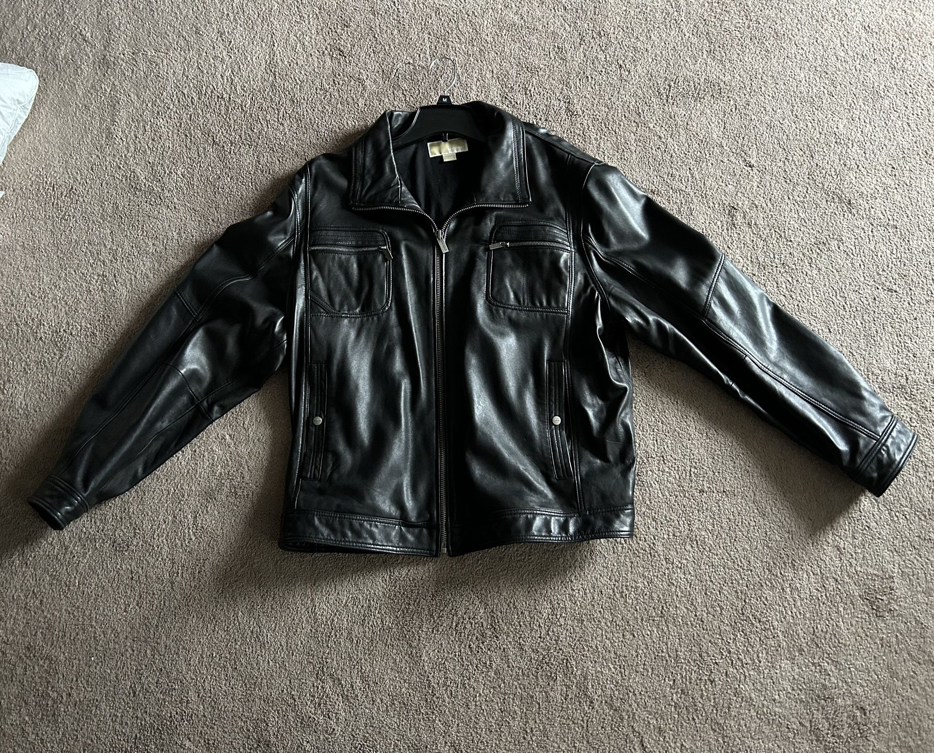 Men's Michael Kors Leather Jacket XXL for Sale in Quincy, MA - OfferUp
