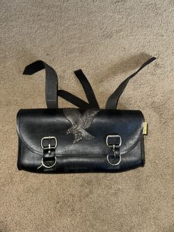 Willie And Max Leather Tool Pouch For Handlebars