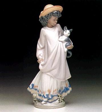 Lladro Black Legacy Collection Figurine-My New Pet #L5549