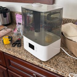 bluetooth humidifier white 