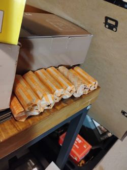 $130 In Rolled Quarters For Sale