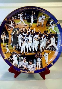 2001 Diamondbacks World Series Champions Collector’s Plate