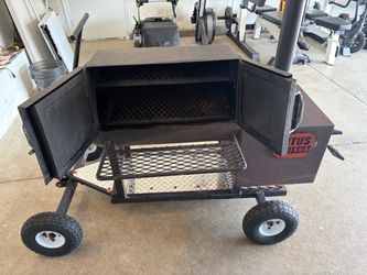 Titus Smokers Heavy-Duty Offset BBQ Smoker