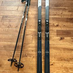 Cross Country Ski Set Up - Skis, Women’s Boots, Poles