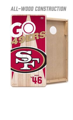 San Francisco NFL Cornhole board game